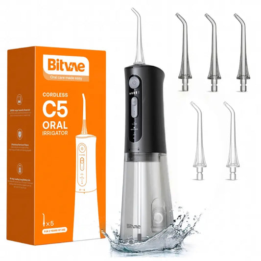 Bitvae Water Flosser with 3 Cleaning Modes,Cordless Oral Irrigator C5
